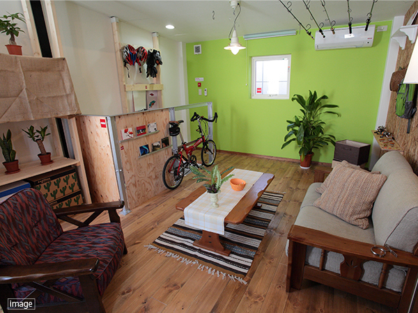 岸田堂ライゼホビーのメゾネットスペース